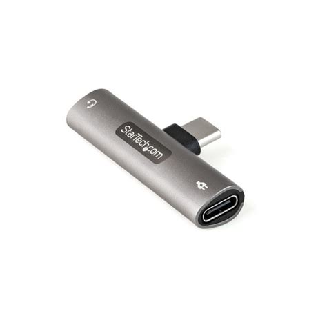 StarTech USB C Audio Charge Adapter USB C Audio Adapter With 3 5mm