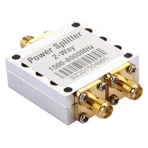 2 Way RF Power Splitter Combiner SMA Female Connector High Frequency 1