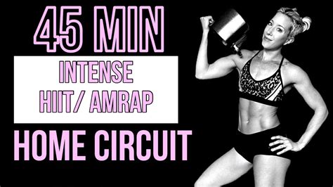 Min Intense Hiit Amrap Home Circuit Rvnfit Youtube