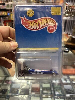 1970 Mattel Hot Wheels Tom McEwen Mongoose I Blue Top Fuel Dragster 1