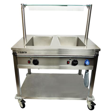 Saro Bain Marie Wagen Bt X Gn Met Aftapkranen Kw