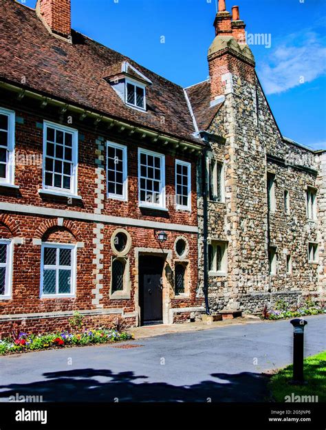 Entrance Door To Museum At Hall Place Bexley Kent Stock Photo Alamy