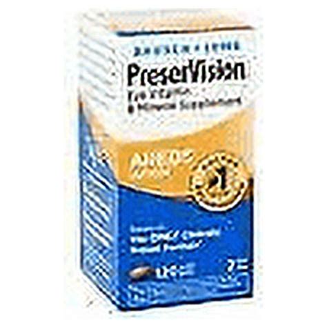 Preservision Eye Vitamin And Mineral Supplement Areds Lutein Softgels 12