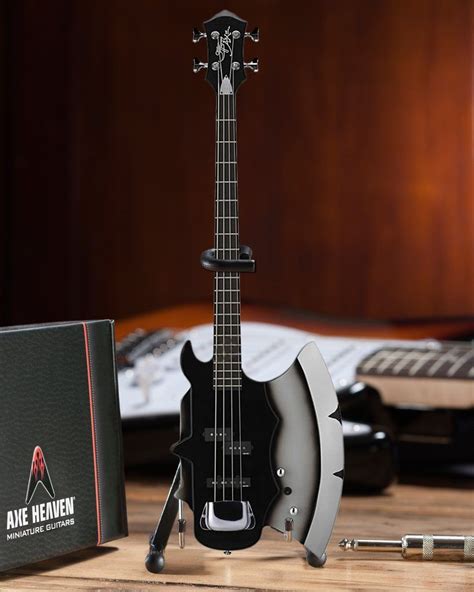 Officially Licensed Kiss Gene Simmons Signature Axe Bass Mini Guitar