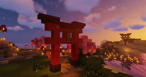 10 Easy Japanese Torii Gate Designs Minecraft Map