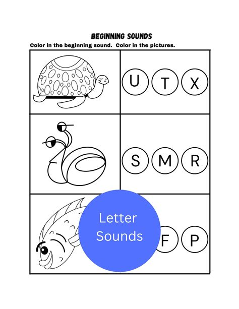 Pond Critters EDUCATIONAL PRINTABLE DOWNLOADS for Preschoolers, Letter