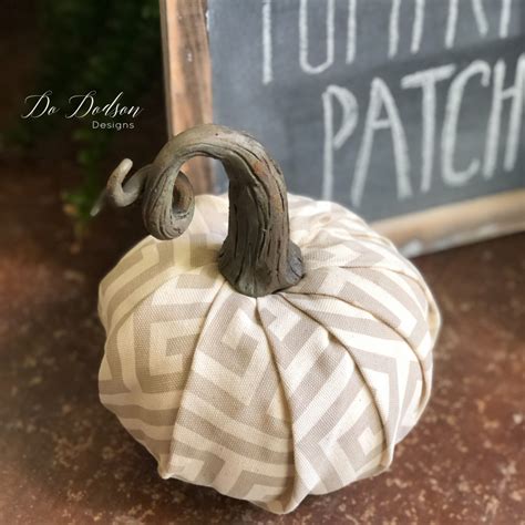 diy pumpkin stems   realistic  dodson designs
