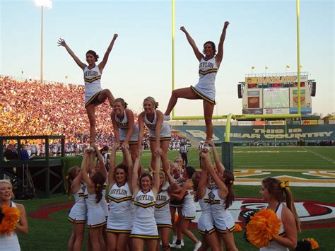 Cheerleading Pyramids The Art Of Teamwork