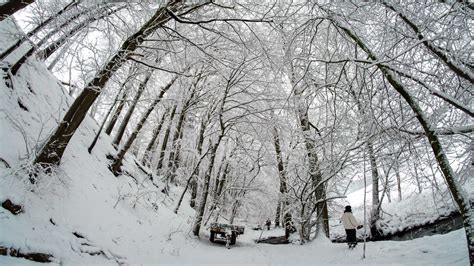 Das Wetter in Hessen Frost Schnee ganz schön winterlich