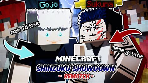 Shinjuku Showdown Rematch As Ryomen Sukuna And Gojo Satoru In Minecraft