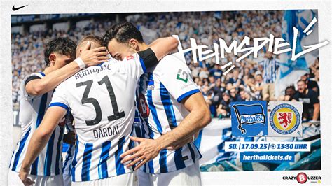 Zuschlagen Sonntag Olympiastadion BSCEBS Hertha BSC