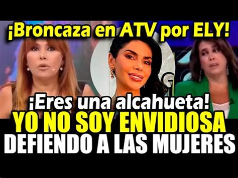 Bronca en ATV Magaly manda a callar a Pámela Vértiz y la llama