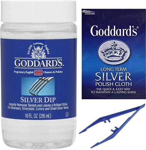 Silver Dip Cleaner Polishing Bundle With 1x Goddards Silver Dip 295ml