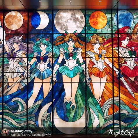 Stained Glass Sailor Moon 9 By Bashfulglowfly On Deviantart