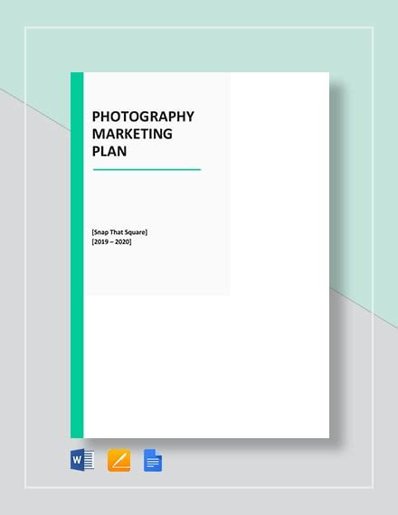 Photography Marketing Plan Template - Best Template Ideas