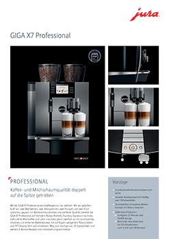 JURA GIGA X7 Professional Kaffeevollautomat Oberklasse Gastrodax