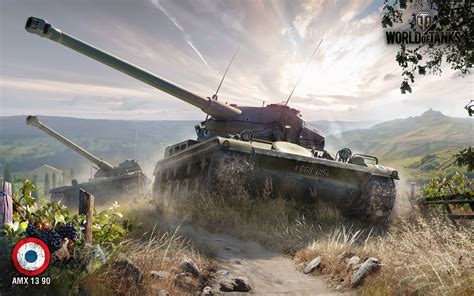 Amx 13 90 World Of Tanks - Wallpaper, High Definition, High Quality, Widescreen