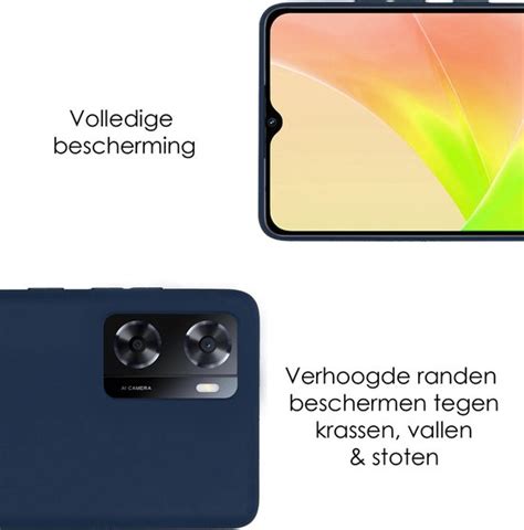 Hoes Geschikt Voor Oppo A57 Hoesje Cover Siliconen Back Case Hoes