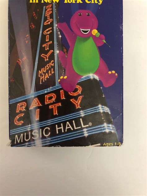 Barney Live In New York City Vhs 1994 Classic Collection 45986022585 Ebay