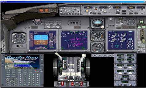 Multiple Monitor Instrument Panels For Boeing 737 800 For Fsx 4ef