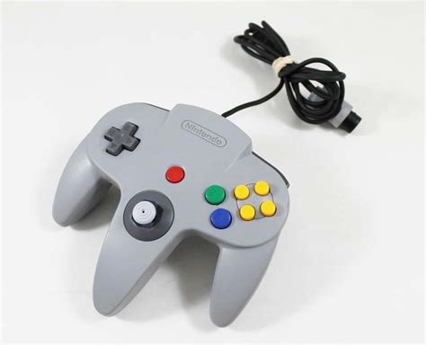 Original Nintendo 64 N64 Gray Controller Used