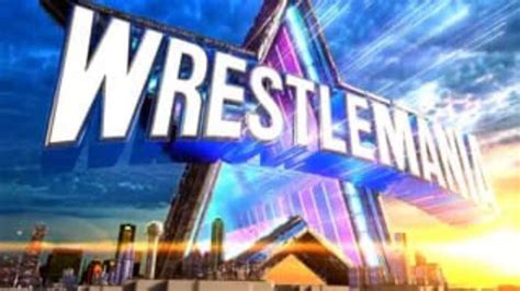 The Final Match card for Wrestlemania 38 along with the nights at which ...