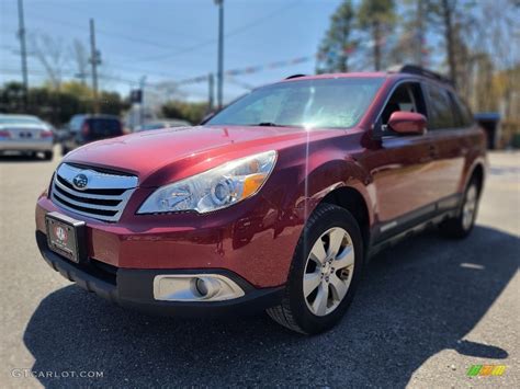 2012 Ruby Red Pearl Subaru Outback 2 5i Premium 144184479 Photo 1