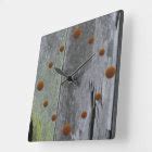 Old Barn Wood Wall Clock | Zazzle