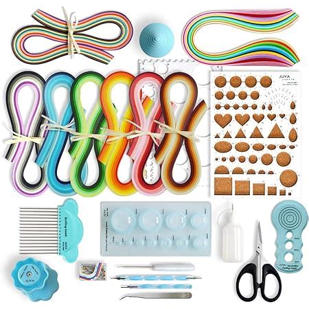 Juya Papier Quilling Kit Qk Mit Strips Und Werkzeuge Blau