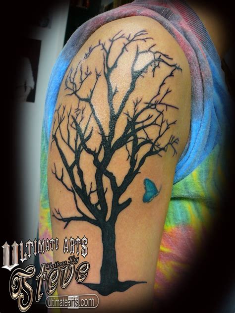 Tattoo Tree Butterfly Tattoos Dreamcatcher Tattoo Butterfly