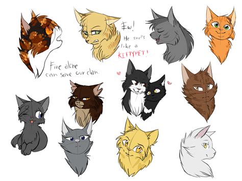 Cats Of Thunderclan By Bae Mon On Deviantart