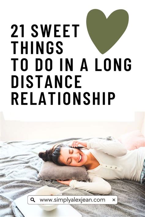 21 Sweet Long Distance Date Ideas [video] Distance Relationship Long