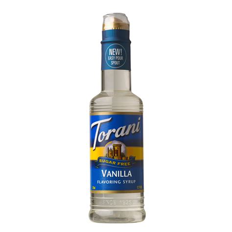 Torani Sugar Free Vanilla Syrup 375ml Ecs Coffee