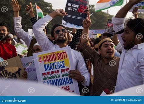 Protest Against Caa Nrc Bill In Mumbai At Azad Maidan Editorial Photo