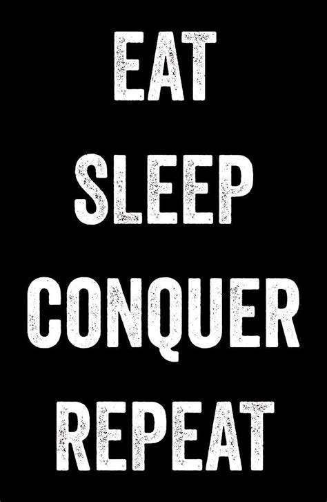 Buy Damdekoli Eat Sleep Conquer Poster Inches Wall Art Motivational