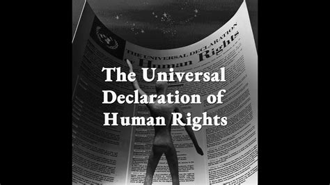 The Universal Declaration Of Human Rights Youtube