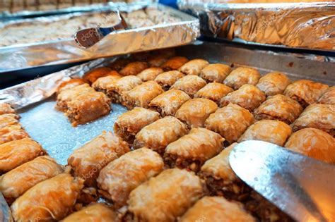 Postre Rabe Tradicional Baklava El Concepto De Celebrar El Mes Santo