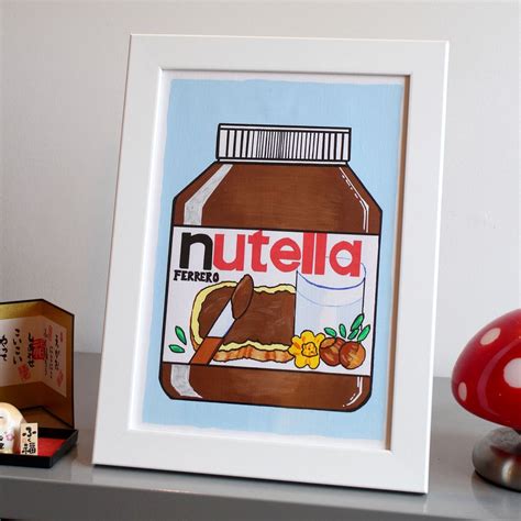 Nutella Jar Chocolate Spread Pop Art Painting On A4 Paper (Unframed ...