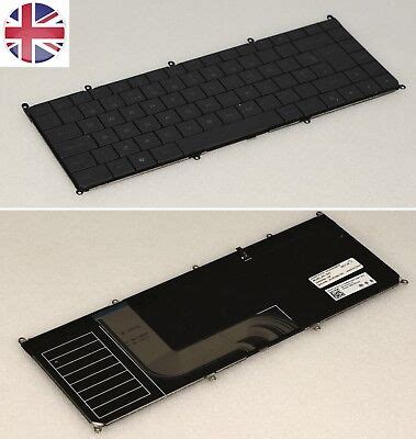 British Englsich UK Keyboard Dell Adamo 13 Genuine Keyboard Backlit