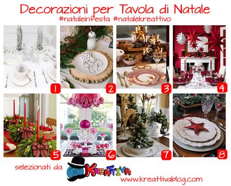 16 Idee Per Decorare La Tavola Di Natale Kreattivablog