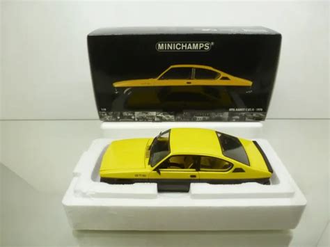 MINICHAMPS 045621 OPEL Kadett C Gt E 1976 Rare Yellow 1 18 High