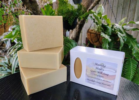 Manuka Honey Goats Milk Soap Moonlight Soaps Handmade Artisan Soaps