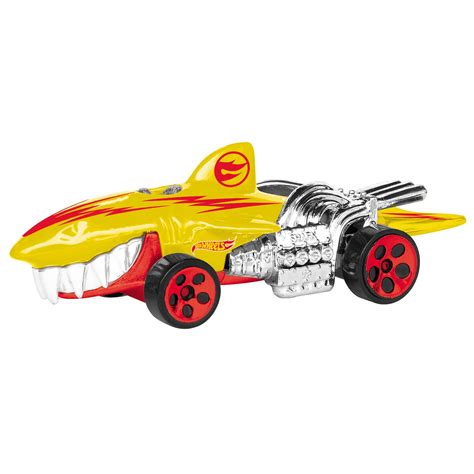 Masinuta Hot Wheels Sharkruiser Cu Lumini Si Sunete Galben EMAG Ro
