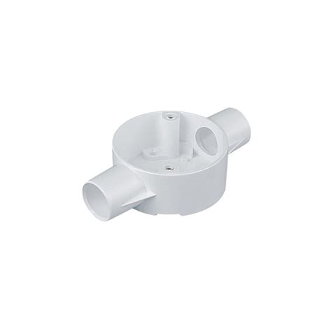 Marshall Tufflex 3mrb3wh White 25mm Pvc U Conduit Round 2 Way Through Box Internet Electrical