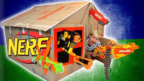 NERF BOX FORT CHALLENGE YouTube