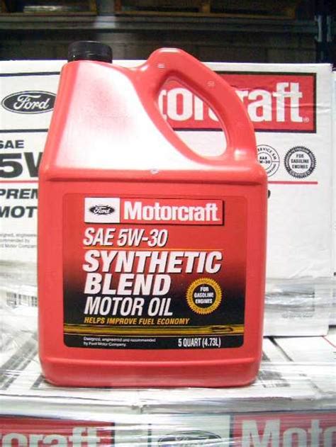 Motorcraft SAE XO 5W30 5QSP Premium Synthetic Blend Motor Oil