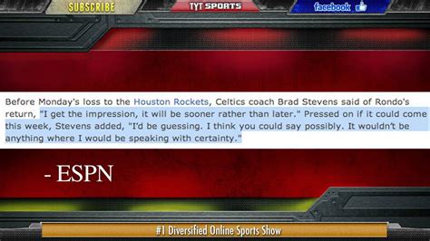 Rajon Rondo Injury The Return Youtube