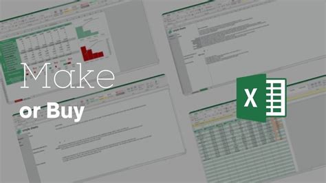 Make Or Buy Analysis Excel And Google Sheets Template Simple Sheets