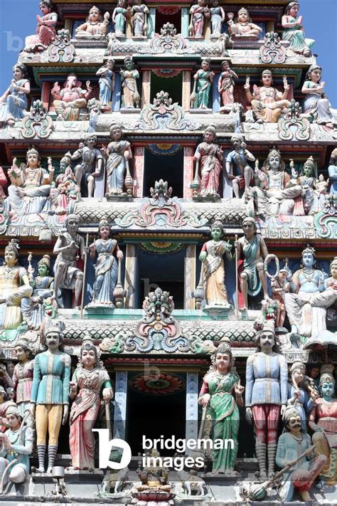 Image Of Sri Mariamman Hindu Temple Gopuram Temple Tower Chinatown