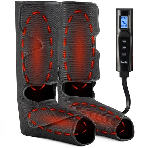 Buy Belmint Foot and Leg Massager Pair - Leg Compression Boots for Leg ...